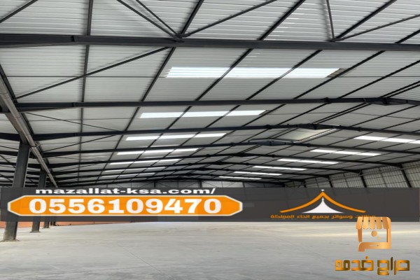 بناء مستودعات وهنقر ساندوتش بانل