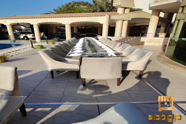 تاجير طاولات وكراسي تاجير كنب