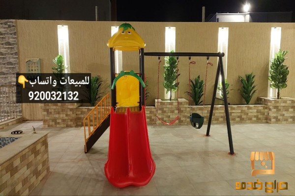 زحاليق وألعاب حدائق بولي اثلين متنوعة