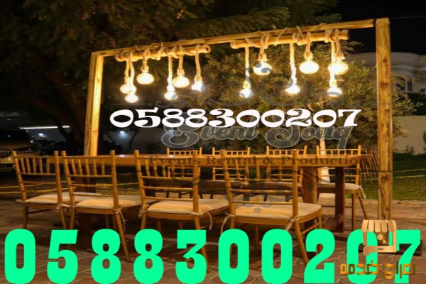 Luminous tables for rental in Dubai